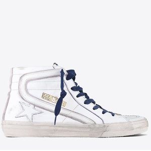 COPY - Golden Goose High Top Sneaker White/Lavender